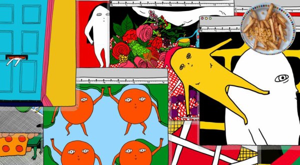 人間風の生き物がうにょうにょする前衛的イラスト アニメーションのサイト Amy Charlton やったぜゲームズ