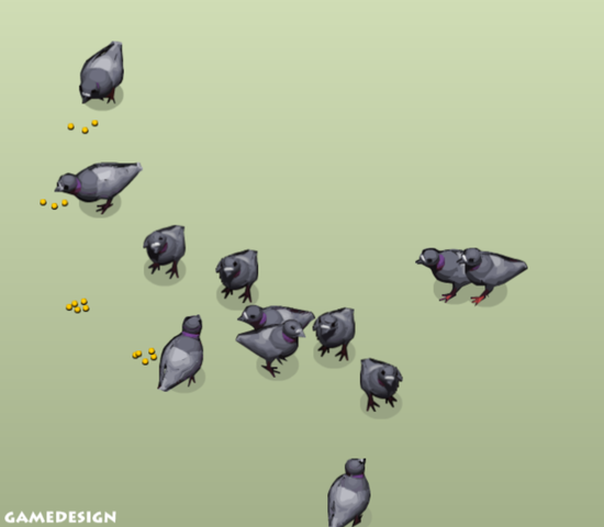 鳩に餌をやるだけのユニークなゲーム Pigeon 鳩 やったぜゲームズ