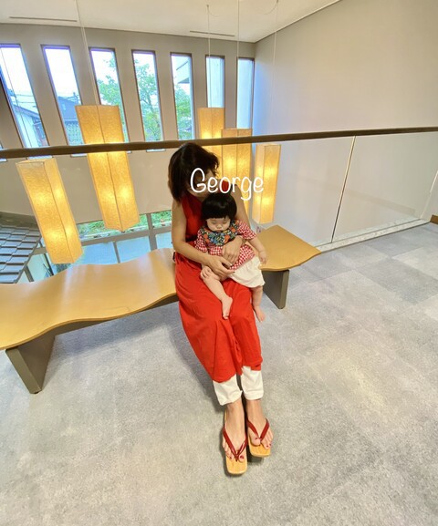 ユニクロの赤ワンピース 城崎温泉でリンクコーデ Le Style George ユニクロの赤ワンピース 城崎温泉でリンクコーデ Le Style George