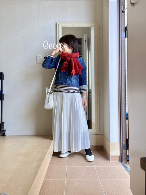 デニムジャケットのリンクコーデ Le Style George デニムジャケットのリンクコーデ Le Style George