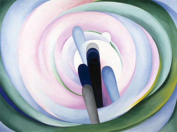 ジョージア・オキーフ（Georgia O'Keeffe）作『Abstraction Blue』｜ヒューストン在住（2017年~）