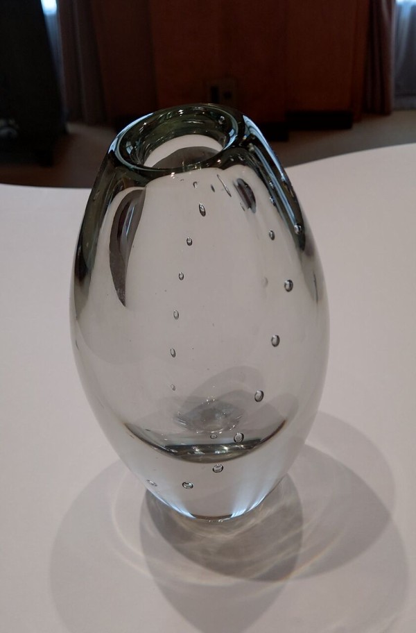 1947-1948年頃フィンランド グンネル・ニューマン 1947-1948年頃 クリスタルガラス花瓶