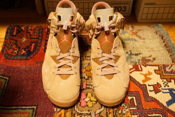 TRAVIS SCOTT × NIKE AIR JORDAN 6 BRITISH KHAKI : ああ、好き