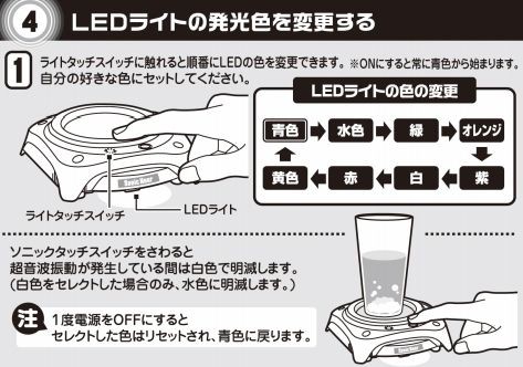ビール泡立てグッズソニックアワーのカラーバリエーションは Sonichour超音波でビール泡を一瞬泡立てる器ソニックアワーの通販格安購入情報