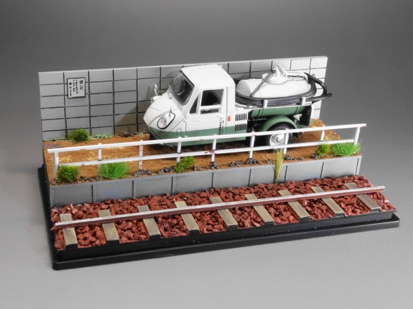 懐かしの商用車コレクション43号ジオラマ仕立て完成 : 模型部屋でコツコツ