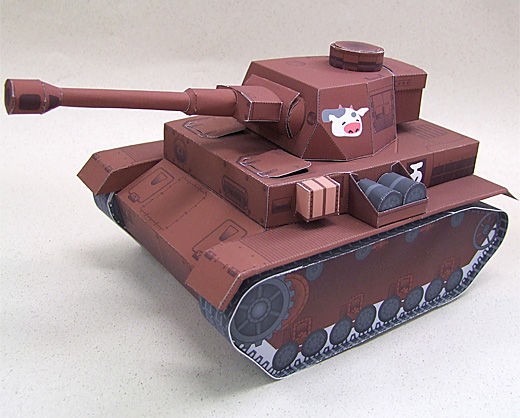 ガルパン 肉の万世のペーパークラフト戦車がかっこいい 牛さんチームの誕生やで あんこうニュース ガルパン 肉の万世のペーパークラフト戦車がかっこいい 牛さんチームの誕生やで あんこうニュース