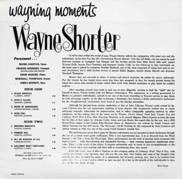 Wayne Shorter／Waynlng Moments 国内初版盤 Amazon.co.jp: WAYNING MOMENTS: ミュージック