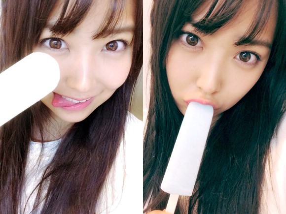 AKB　ふぇら顔 NMB白間美瑠(１７)がアイスで擬似フェラ自撮りの大サービスｗｗｗ画像×８０ : 画像ナビ!