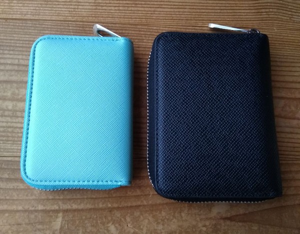 ダイソー ジャバラの名刺入れでお財布に仕切りを なんとなくと自己満足