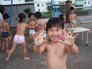 ボディーペインティング大会 上尾きたはら幼稚園