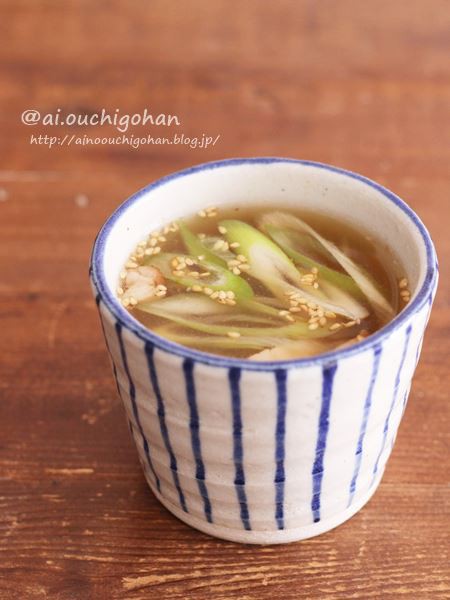 自家製チャーシューがあればあったかスープも即出来 ネギチャーシュースープ あいのおうちごはん Powered By ライブドアブログ