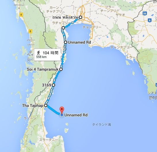 タイ3 10日目 チュムポーン コータオ 一寸 自転車の旅 Anyway Bicycle Trips