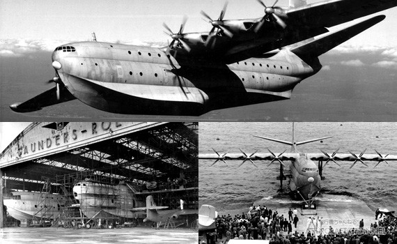 大英帝国最後の大型ターボプロップ旅客飛行艇 サンダース ロー Sr 45 プリンセス 記録フィルム Aviation Data Focus