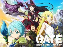 アニメ評 オタクのかんがえたさいきょうのじえいたい 柳内たくみ原作 Gate 自衛隊 彼の地にて 斯く戦えり Netflix 紅藍レビュー ミステリーときどきべつの