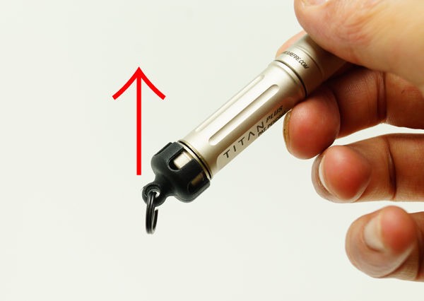 SUREFIRE TITAN-B タイタンプラス PLUS キーライト ニッケルメッキ真鍮
