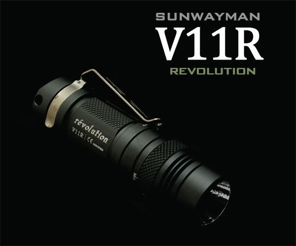 SUNWAYMAN V11R revolution 無段階調光 LEDコンパクトライト : 目指せ 