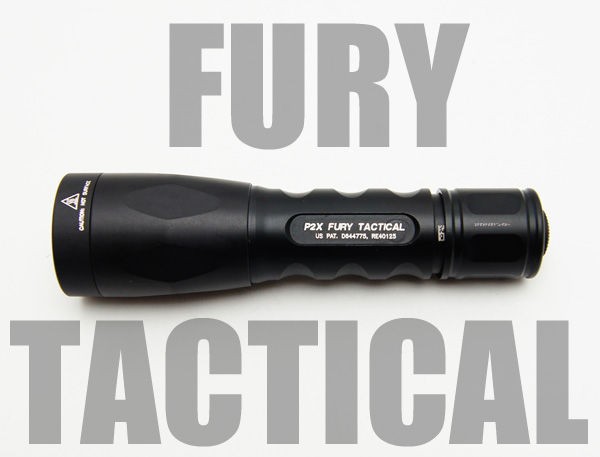 SUREFIRE P2X-A-BK FURY TACTICAL タクティカル 500lumens : アカリ