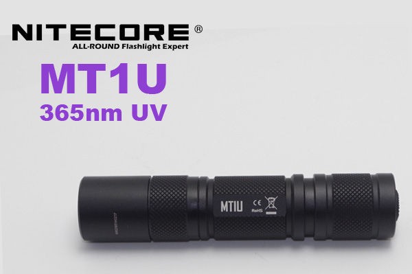 Nitecore ナイトコア Mt1u 365nm Uv 紫外線 照射 Ledライト 目指せ ライトマニア Akaricenter 懐中電灯レビュー