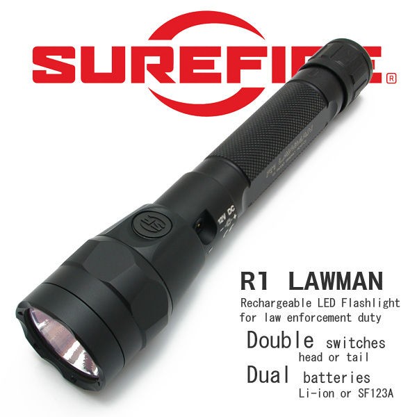 シュアファイア　R1 LAWMAN フラッシュライトSUREFIRE SUREFIRE(シュアファイア) R1 LAWMAN 充電式 LEDフラッシュ
