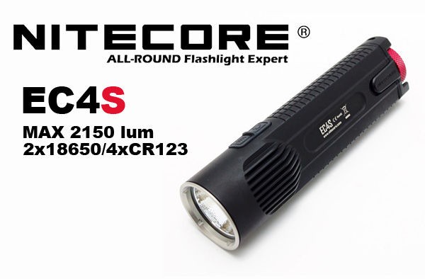 NITECORE (ナイトコア) EC4S エクスプローラー 2×18650 LEDライト