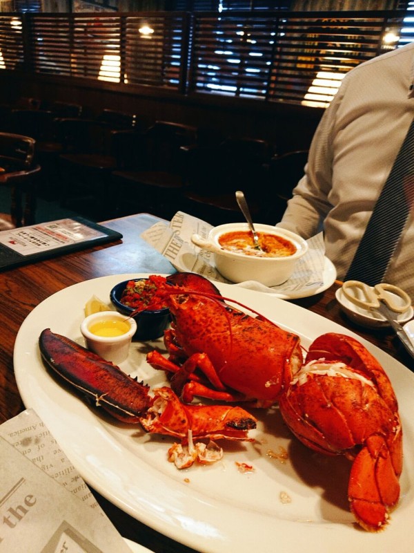 初 ロブスターのラージsizeをいただきます Red Lobster ゆずこと歩こ