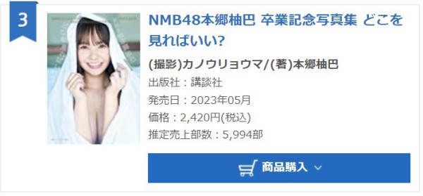 送料無料】NMB48 突っ走る 本郷柚巴☆卒業記念 写真集 どこを見れば