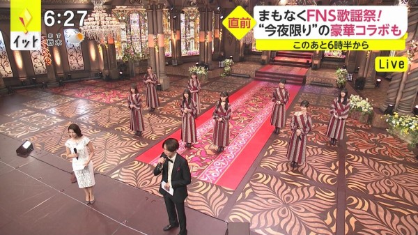 乃木坂46 fns歌謡祭 第1夜 オープニングで 赤鼻のトナカイ を歌う Akbフレンド