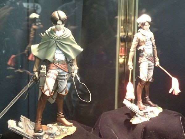 進撃の巨人のお掃除リヴァイがフィギュア化 彩色された実物を見てきた 千値練 秋イベントレポ 秋葉原フリーマーケット調査隊