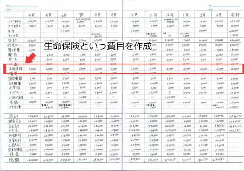 生命保険の家計簿のつけ方は 年払いの生命保険と月払いの生命保険 ２年間で３５０万円貯めた ズボラ主婦の節約家計簿管理ブログ Powered By ライブドアブログ