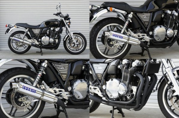 CB1100 社外マフラー CB1100 SC65 マフラー ショート管 メッキ バーテックス : バイク