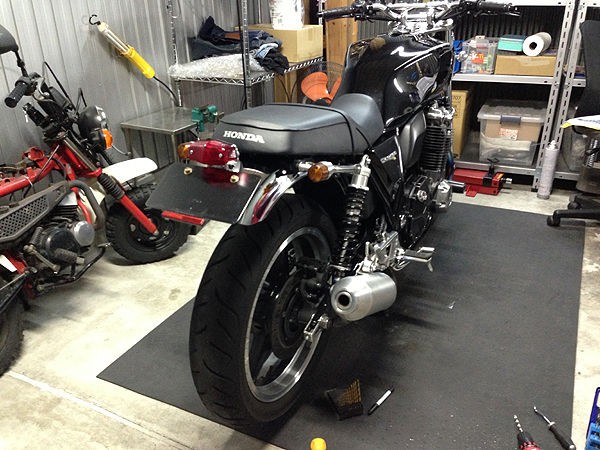 CB1100純正リアフェンダーカット（ショートフェンダー化）後編