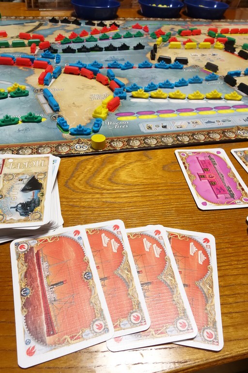 チケット・トゥ・ライド：レイル＆セイル 日本語版 リプレイ : ある元