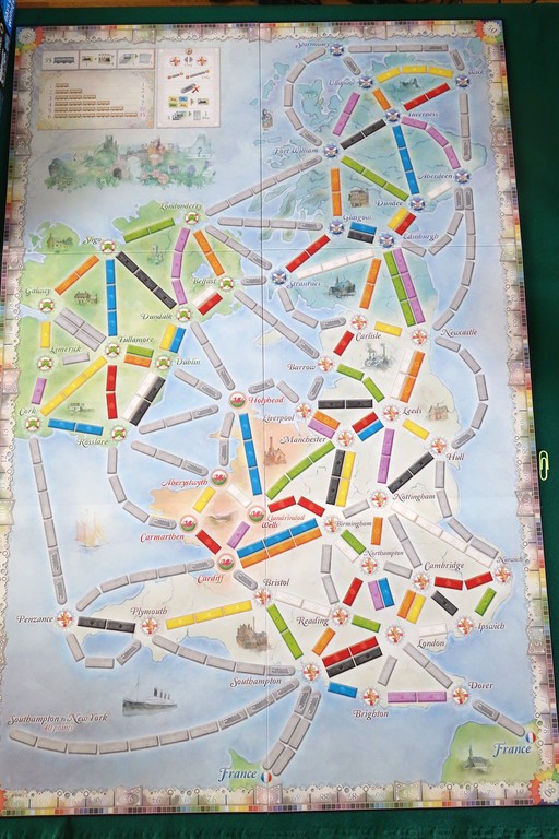 ボードゲーム チケットトゥライド(乗車券) 拡張イギリス 開封の