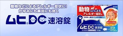 池田模範堂 動物などによるアレルギー症状にムヒdc速溶錠 きゃばりこさんのーとぶっく