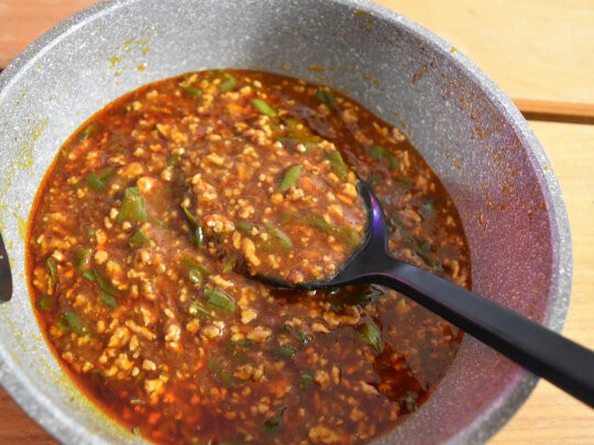 ねぎの青い部分大量消費 麻婆の素 お豆腐になすに春雨に何でも合う自家製お惣菜の素 Super Slow Iegohan 毎日呑んでもダイエット ボディメイクおつまみ