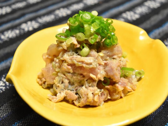 黒ムツの肝味噌和え コリコリの胃袋がアクセントな大人味の小鉢 Super Slow Iegohan 毎日呑んでもダイエット ボディメイクおつまみ 黒ムツの肝味噌和え コリコリの胃袋がアクセントな大人味の小鉢 Super Slow Iegohan 毎日呑んでもダイエット ボディメイクおつまみ