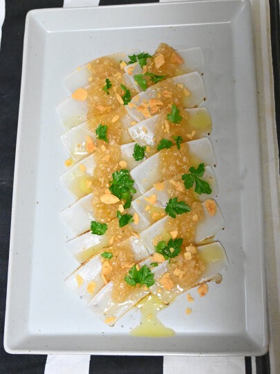 ソデイカ 赤イカ のカルパッチョ 万能玉ねぎとレッシングで簡単さっぱりおつまみ Super Slow Iegohan 毎日呑んでもダイエット ボディメイクおつまみ