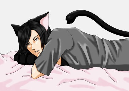 ネコ耳男子 イラスト部屋