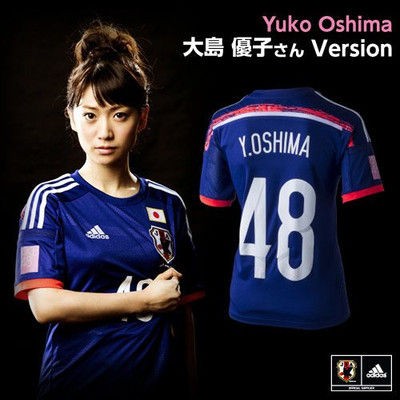 adidas - サッカー日本代表ユニフォームAKB48大島優子アディダス