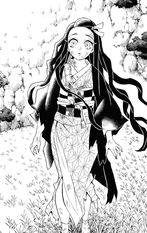 鬼滅の刃 ラストの禰豆子イイ笑顔だが目も爪も鬼のままだからちょっと怖い 鬼滅の刃まとめ