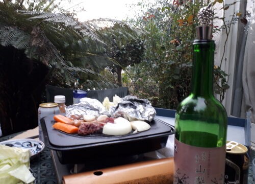 レモンユーカリ香るケイトウやスターチスのスワッグ①