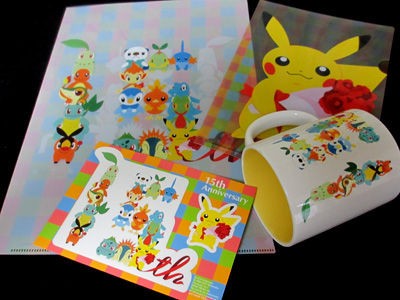 ポケモンセンター15周年記念ガラポンくじ 景品コンプリート 有栖