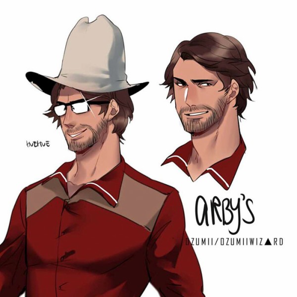 fast-food-restaurants-anime-characters