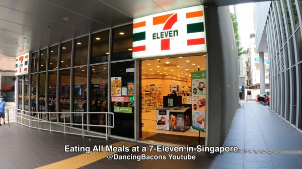 Eating All Meals at a 7-Eleven in Singapore