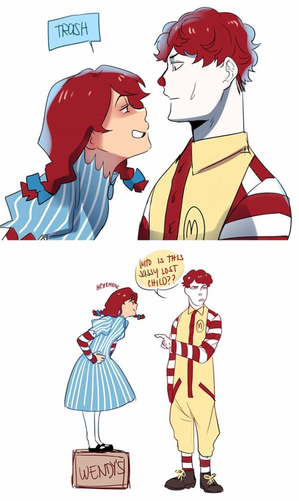 fast-food-restaurants-anime-characters