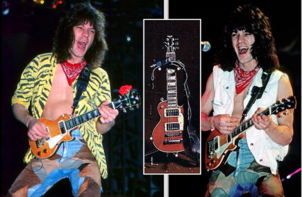 エディヴァンヘイレンのミニレスポール、PEAVEY製EVH製ミニウルフ