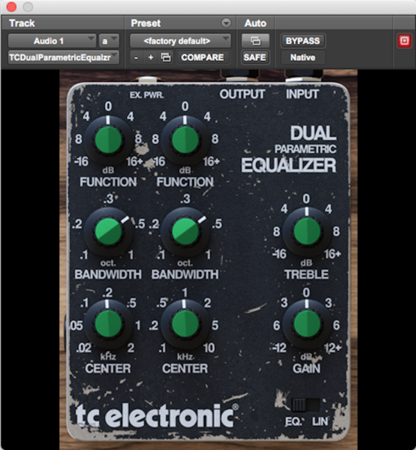 TC Electronic デュアルパラメトリックイコライザー tc electronic DUAL PARAMETRIC EQUALIZER (DPE)（ビンテージ