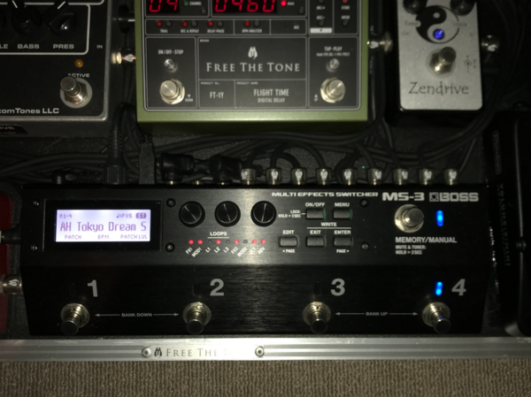 Boss MS-3とペダル型プリアンプで作るアランホールズワースの音