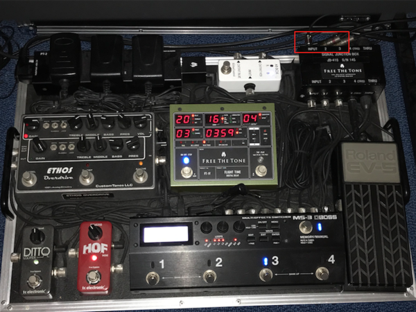 HX StompのFXLoopにMS-3を組込みました。ETHOSのアナログAmpSimを使う為です。 : Blues For Tony