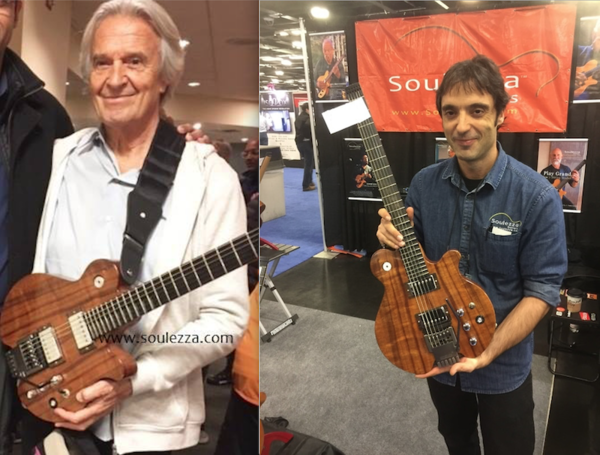 ジョンマクラフリンが『Soulezza Guitars 』ヘッドレスギター購入済